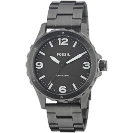 Watch strap Fossil JR1457 Stainless steel Anthracite grey 22mm